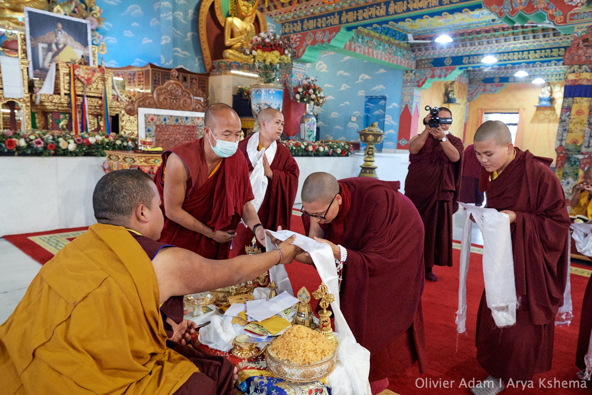 A Mandala Offering to Drupon Dechen Rinpoche